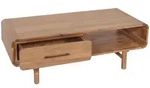 MCW Couchtisch, Braun, Holz, 125x44x60 cm, Wohnzimmer, Wohnzimmertische, Couchtische