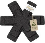 Miqio Design Stapelschutz, Dunkelgrau, Textil, 38x38 cm, K&uuml;chenzubeh&ouml;r,