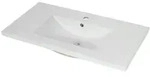 MCW Waschbecken, Wei&szlig;, Keramik, 92x17x46 cm, Badezimmer, Waschbecken & Armaturen,