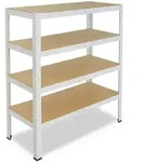 shelfplaza Schwerlastregal, Creme, Metall, Rechteckig, 30x100x45 cm, Freizeit,