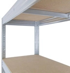 shelfplaza Schwerlastregal, Silber, Metall, Rechteckig, 75x200x45 cm, Freizeit,