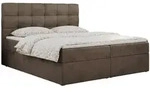 MKS Boxbett, Braun, Textil, 2-Sitzer, H3, Rechteckig, 120x200 cm, Schlafzimmer,