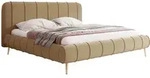 Mirjan24 Polsterbett, Beige, Metall, Rechteckig, 180x200 cm, Schlafzimmer,...