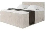 Altdecor Boxspringbett, Creme, Holzwerkstoff, H3 + H4, H&ouml;he ca. 38 cm, 200x200...