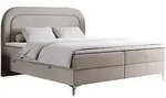 MKS Boxbett, Beige, Metall, 2-Sitzer, H3, Rechteckig, 180x200 cm, Schlafzimmer,