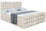 Altdecor Boxbett, Ecru, Holzwerkstoff, H3, H&ouml;he ca. 20 cm, 200x200 cm, Schlafzimmer,