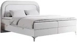 MKS Boxbett, Wei&szlig;, Metall, 2-Sitzer, H4, Rechteckig, 140x200 cm, Schlafzimmer,