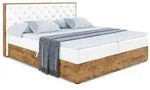 Altdecor Boxbett, Wei&szlig;, Kunststoff, H&ouml;he ca. 20 cm, 160x200 cm, Schlafzimmer,