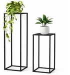 DanDiBo Blumenhocker, Schwarz, Metall, 33x90x5 cm, Wohnzimmer, Wohnzimmertische,