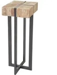 MCW Blumentisch, Braun, Schwarz, Holz, 32x100x32 cm, Wohnzimmer,...