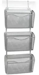 Zeller Present Zeitungsst&auml;nder, Silber, Metall, 34x85x9 cm, Ordnen &...