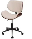 MCW B&uuml;rostuhl, Wei&szlig;, Textil, 57x90x57 cm, Arbeitszimmer, B&uuml;rost&uuml;hle,...
