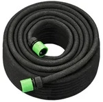 Relaxdays Tropfschlauch, Schwarz, Kunststoff, Metall, 3 cm, Gartenzubeh&ouml;r,
