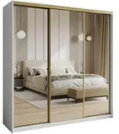 Masseno Schwebet&uuml;renschrank, Wei&szlig;, Holzwerkstoff, 9 F&auml;cher, 4 Schubladen,