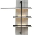 Novel Wandboard, Hellgrau, Sahara, Metall, Glas, Holzwerkstoff, 120x137x31 cm,
