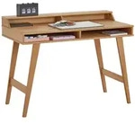 Idimex Schreibtisch, Braun, Holz, Holz, Kiefer, Mode, 110x83x54 cm, FSC Mix,
