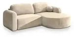 Masseno Ecksofa, Creme, Holz, 4-Sitzer, L-Form,L-Form, 263x174 cm, Wohnzimmer,...