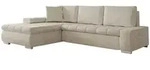 Mirjan24 Ecksofa, Champagner, Textil, 5-Sitzer, L-Form,Rechteckig, 265x185 cm,