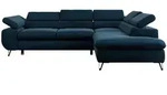 MKS Ecksofa, Dunkelblau, Metall, 3-Sitzer, L-Form,L-Form, 273x208 cm,...
