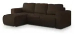 Masseno Ecksofa, Dunkelbraun, Holz, 3-Sitzer, L-Form,L-Form, 250x143 cm,...