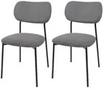 MCW Esszimmerstuhl, Grau, Textil, 44x83x52 cm, Esszimmer, St&uuml;hle, Esszimmerst&uuml;hle,