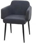 MCW Esszimmerstuhl, Anthrazit, Textil, 57x77x56 cm, Esszimmer, St&uuml;hle,