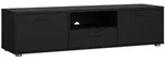 Livetastic Lowboard, Schwarz, Holzwerkstoff, 2 F&auml;cher, 1 Schublade(n)...