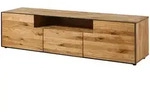 Massivmoebel24 Lowboard, Natur, Holz, Echtholz,Wildeiche, 1 F&auml;cher, 201x55x53 cm,