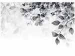 Wallarena Fototapete, Wei&szlig;, Papier, Baum/Pflanze/Natur, Rechteckig, 200x140...