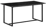 Mid.you Esstisch, Schwarz, Holzwerkstoff, rechteckig, U-Form, 80x76x160 cm,