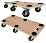 Proregal Transportroller, Braun, Holzwerkstoff, 30x11x68 cm, Freizeit, Heimwerken,