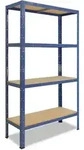 shelfplaza Schwerlastregal, Blau, Metall, Rechteckig, 120x155x30 cm, Freizeit,