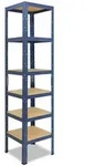 shelfplaza Schwerlastregal, Blau, Metall, Quadratisch, 45x230x45 cm, Freizeit,