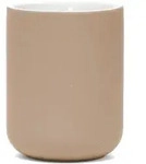 Douceur d ́int&eacute;rieur Zahnb&uuml;rstenbecher, Beige, Keramik, 8x10x8 cm,...