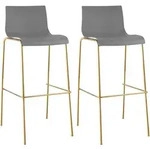 CLP Barhocker, Grau, Metall, 43x100x48 cm, Esszimmer, Barm&ouml;bel, Barhocker