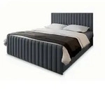 Masseno Boxbett, Grau, Holz, 140x200 cm, Schlafzimmer, Betten, Boxspringbetten