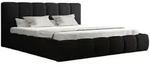 Fun M&ouml;bel Polsterbett, Schwarz, Textil, 140x200 cm, Schlafzimmer, Betten,