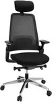 Mid.you Drehstuhl, Schwarz, Kunststoff, Drehkreuz, 62x120x58 cm, ergonomische