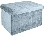 Intirilife Sitzbox, Blau, Karton, 30x30x49 cm, Wohnzimmer, Hocker, Sitzw&uuml;rfel