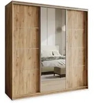 Masseno Schwebet&uuml;renschrank, Orange, Holzwerkstoff, 9 F&auml;cher, 4 Schubladen,
