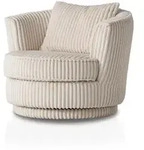 Furn.Design Big-Sessel, Wei&szlig;, Creme, Holzwerkstoff, Echtholz,Kiefer, Uni,...