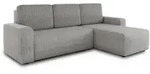 Sofnet Ecksofa, Grau, Textil, 5-Sitzer, L-Form,Rechteckig, 236x150 cm, Wohnzimmer,
