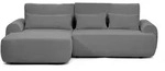 Beautysofa Eckschlafsofa, Grau, Textil, L-Form,L-Form, 266x160 cm, Wohnzimmer,...