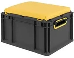 Proregal Eurobox, Schwarz, Kunststoff, Rechteckig, 30x26.5x40 cm, Ordnen &