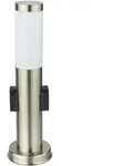 Globo Lighting Wegeleuchte, Silber, Kunststoff, Rund, F, 8x45x8 cm, Lampen &