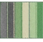 Grund Badteppich Summertime, Gr&uuml;n, Textil, Streifen, rechteckig, 50x60 cm,