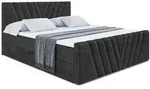 Altdecor Boxbett, Schwarz, Holzwerkstoff, H&ouml;he ca. 20 cm, 200x200 cm,...
