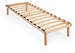 Coemo Bettgestell, Natur, Holz, 89x200 cm, CE, Schlafzimmer, Betten