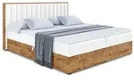 Altdecor Boxbett, Wei&szlig;, Kunststoff, H&ouml;he ca. 20 cm, 140x200 cm, Schlafzimmer,
