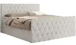 MKS Boxbett, Wei&szlig;, Textil, 2-Sitzer, H3, 7-Zonen, Rechteckig, 180x200 cm,